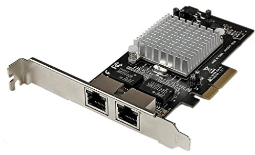 StarTech.com 2 Port PCI Express / PCIe Gigabit Ethernet Netzwerkkarte 2x RJ45 - PCI-e Intel i350 NIC Server Adapter
