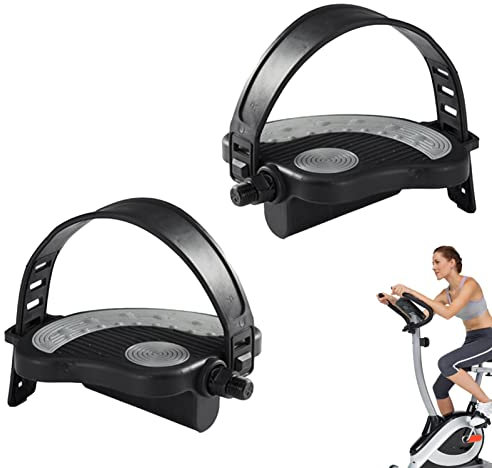 Vigcebit 1/2 Fuß -Übungsgerät, rutschfeste Fahrradpedale zum Trainieren, Spin Heimtrainer- rutschfest für Beinübungen, Schreibtisch- -Fahrrad für -/Büro-Training