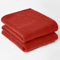 Dreamscene morbido copriletto coperta Tinta Unita Rosso rosso – 120 x 150 cm