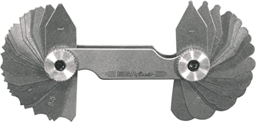 RADIUS GAUGES 15 BLADE, 1/32-1/4