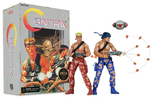 NECA Contra Bill & Lance Video Game Appearance Action Figure (2 Pack), 7