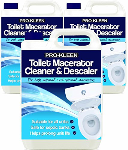 Pro-Kleen Toilet Macerator Cleaner & Descaler 15L - Concentrated, Long-Lasting Formula, Compatible With All Saniflo Pump Units, Toilets & Urinals, Helps Prolong Life of Unit