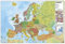 Grupo Erik Europe Karte Poster - Kunstdruck - Deko Wohnzimmer oder Deko Schlafzimmer - Deko Zimmer - Größe : 61 x 91 - Offizielle Lizenz