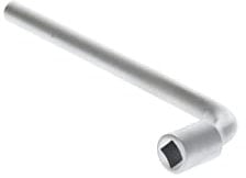 GEDORE Clé à pipe, 10 mm, Carré, 175 mm de long, Outil pour écrous et vis, Voiture, 25 V 10, Acier chromé