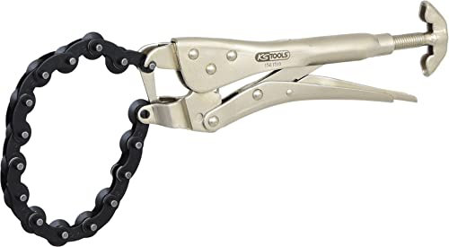KS Tools 150.1510 Tagliatubi a Catena per Tubi di Scarico con Sistema Grip, Diametro 19-83 mm