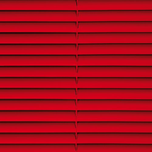 Liedeco |PVC Kunststoff-Jalousie rot 110 x 220 cm