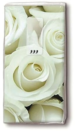 PAPER+DESIGN Motiv Taschentuch FSCMix 10 Stck. Wedding roses