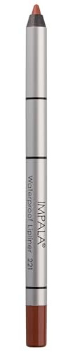 IMPALA | Wasserdichter Cremelippenstift in Mattem Zimt 221 | Dauerhafter Lippenkonturenstift | Wasserdichter Lippenstift | Lang anhaltender Lippenkonturenstift | Volumeneffekt