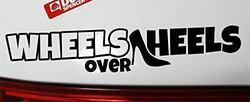 Wheels Over Heels Sticker Aufkleber Stickerbomb Tuning Decal - Dub (schwarz innenklebend)
