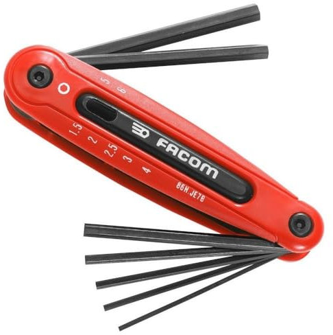 Facom 86H.JE7B - Juego 7 llaves macho de 1.5-6 mm