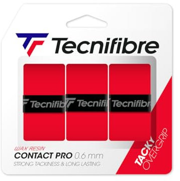 Tecnifibre Overgrip Pro Contact ATP 3er, Rot, Standard