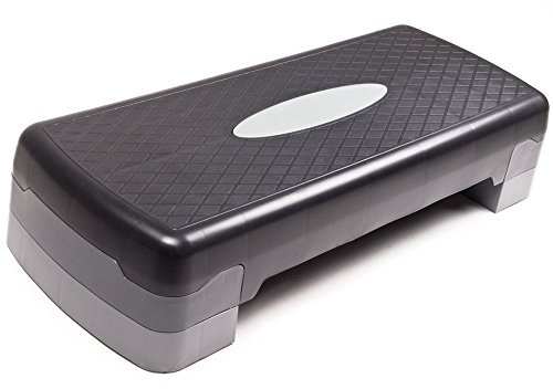 Kabalo Aerobic Steppbrett / Fitness Stepper (höhenverstellbar) - Hause Fitnessgeräte [2 LEVEL ADJUSTABLE EXERCISE STEPPER, FITNESS TRAINING STEP YOGA BLOCK from UK]