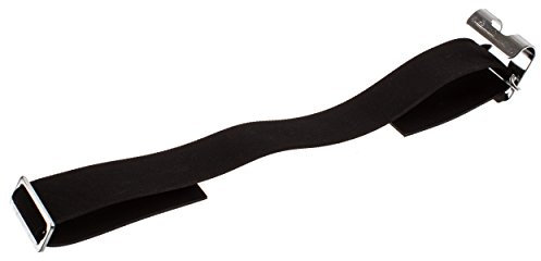 Gepäckträgerriemen komplett - 1 Haken + 1 Blech-Klemmschlaufe