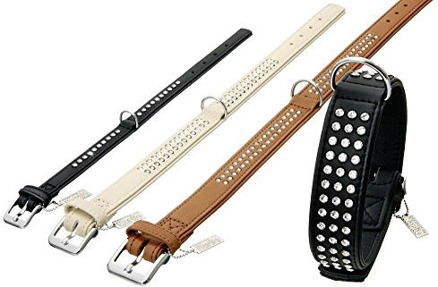 Karlie Nordic Strass Halsband L: 45 cm B: 24 mm M hellbeige