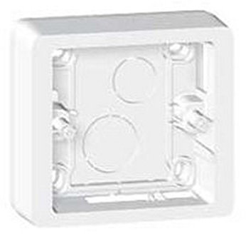 Legrand 080241 Cadre Saillie Céliane 1 Poste, Blanc, Lot de 2