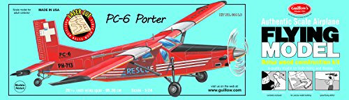 PC-6 Porter Authentic Scale Airplane - Scale 1:24 - Guillow's