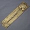 Art Nouveau Antique Brass Finger Plate