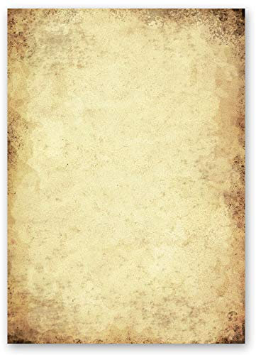 100 Blatt Briefpapier Antik & History ALTES PAPIER - DIN A6 Format - Paper-Media