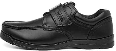 US Brass - Schwarzer Einfacher schließender Schuh für Männer Größe 11 UK / 46 EU - Schwarz