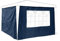 Relaxdays 10020081_45 Panneau latéral pour pavillon tonnelle de jardin tente réception de 3 x 3 m parois fenêtres protection pluie vent soleil, bleu lot de 2