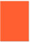 Tonkarton 220g/m², 50x70cm, 25 Bogen, orange