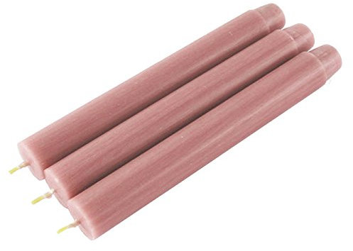 Kaheku Kerze Nordica Altrosa 20 cm Unparfümiert Spitzkerze Röhre