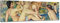 Bilderdepot24 Bild auf Leinwand | Pierre-Auguste Renoir Die großen Badenden in 160x50 cm als Wandbild | Wand-deko Dekoration Wohnung alte Meister | 180268-160x50