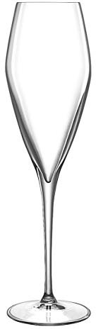 Luigi Bormioli Sektgläser 270 ml PRESTIGE, hochwertiges Stielglas für Schaumwein und Champager, bleifreies Kristallglas aus Italien (Farbe: Transparent), Menge: 1 x 4 Stück