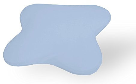 Dukal | Ersatzbezug für Ombracio/All Around Schlafkissen von Tempur | aus hochwertigem DOPPEL-Jersey | 100% Baumwolle | Farbe: ciel