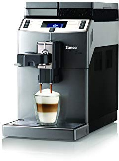 Saeco 10004768 Kaffeevollautomat, Edelstahl, 2 liters, Schwarz, Medium