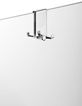 AVENARIUS Halter für Duschabtrennung, mit 4 Haken, für 6,8,10 mm, Serie Universal, HSN 9004597010