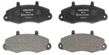 Delphi LP766 Brake Pad