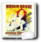 3dRose LLC Mousepad, 20 x 20 x 0,6 cm, Vintage French Moulin Rouge Poster (mp_153833_1)