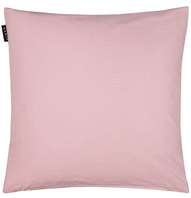 LINUM Annabell Elegant Kissenhülle 50x50 cm, 100% Baumwolle, Maschinenwaschbar, Altrosa