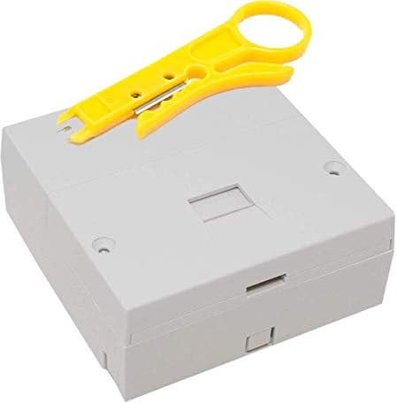 PCSL® - NTE5a BT Master Socket with Tool - IDC Connection Version - Can be used to replace existing BT Socket or Faceplate. Complete with Back Box and Screw Pack. Compatible with ADSL / ADSL / vDSL BT Infinity Service Specific Frontplates (SSFPs)