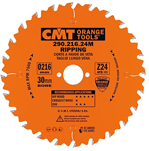 CMT 290.216.24 m déchirures Lame D-216 B-30 K-2,8 P-1,8 24 mm