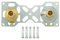 Platine double robinetterie murale - Sortie de cloison F 1/2 - PER Diametre 12 a glissement
