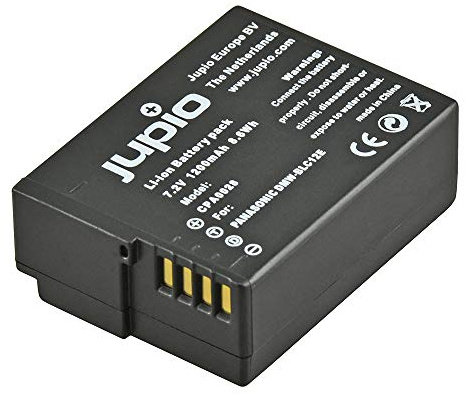 Jupio DMW-BLC12E High Performance Battery for Leica DMC-FZ200/FZ300/FZ1000, GH2, G5/G5K/G5X/G5W, G6, G7, GX8, V-LUX 4, Q (CPA0028)