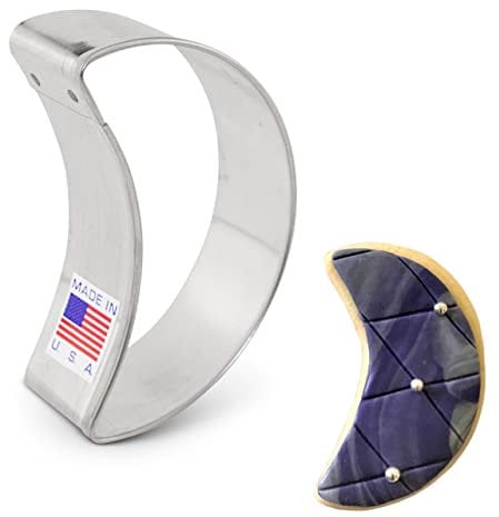 Formina per Biscotti Stampo a forma di luna crescente 7,6 cm, Prodotto negli Stati Uniti da Ann Clark
