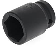GEDORE Impact wrench socket, Socket, 1/2 12.5 mm drive, Hex UD profile, SW 24 mm, Machine-operated, carmotive, K19 24