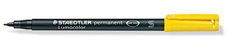 Filzstift Staedtler Lumocolor S permanent gelb, 0,4mm