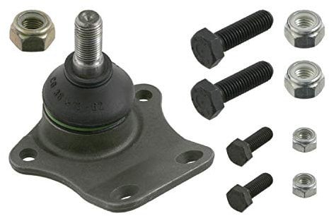 febi bilstein 11990 Traggelenk mit Schrauben und Sicherungsmuttern , 1 Stück