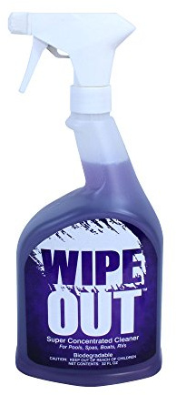 Wipeout Wipe Out 6012 All Purpose Surface Cleaner for Swimming Pools, 1-Quart