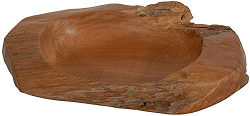 korb.outlet Teakschale/Holzschale Gross aus Teak-Holz Ø ca. 50cm