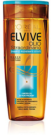 L'Oréal Paris Elvive Olio Straordinario Shampoo Rigenerante Estate, 250 ml