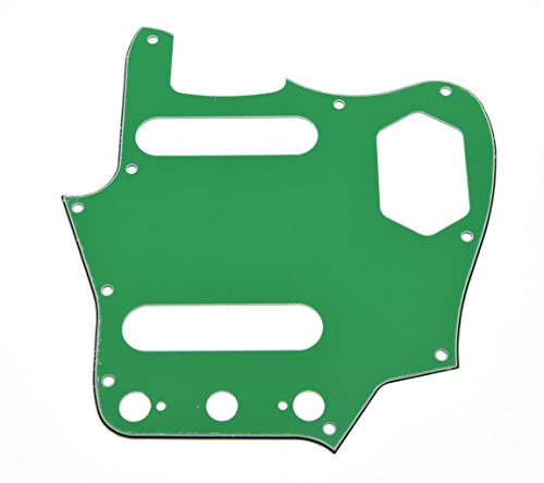 kaish Jag Gitarre Pickguard Scratchen Teller grün 3-lagig für uns/mexikanischen Vintage Fender Jaguar