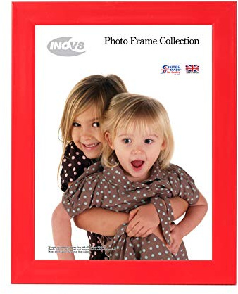 INOV8 Framing British Made Photo Frame Value Gloss Red 9x6
