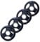 Tri-Grip Weight Plates - 4x 15kg, 2 Olympic Barbell - Premium Tri-Grip Handles for Easy Handling - Reliable for Intense Workouts
