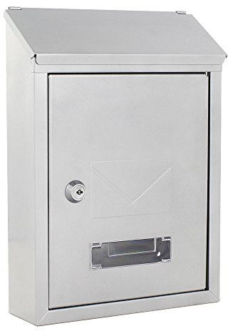 Rottner Udine Steel Post Box - Silver