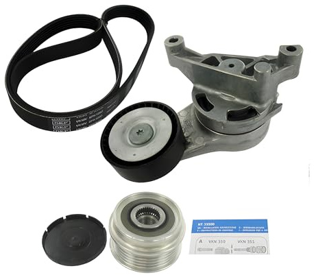 SKF VKMAF31022 Multi-V Belt Kit incl Free Running Alternator Pulley